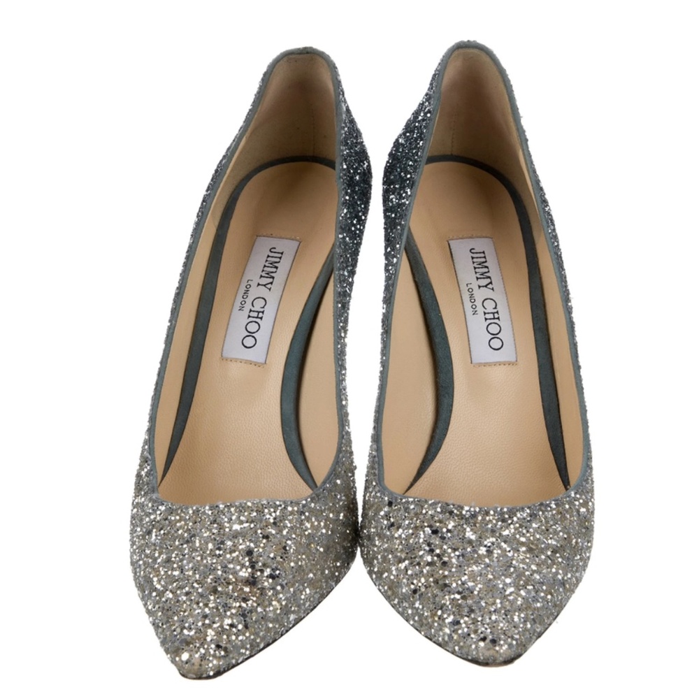 Jimmy Choo Glitter Pumps - Size US10